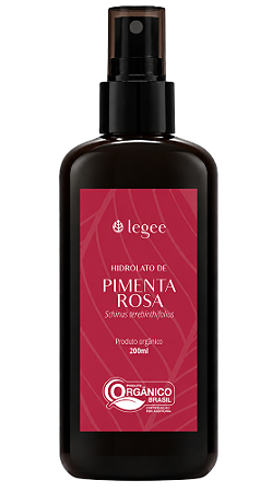 Legee Hidrolato de Pimenta Rosa Orgânico 200ml