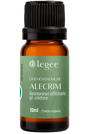 Legee Óleo Essencial de Alecrim QT Cânfora Orgânico 10ml