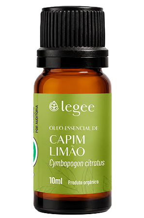 Legee Óleo Essencial de Capim Limão Orgânico 10ml