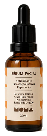 Moma Sérum Facial c/ Vitamina C, Niacinamida e Sangue de Dragão 30ml