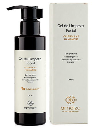 Ameize Gel de Limpeza Facial Sem Perfume com Calêndula e Hamamelis 120ml