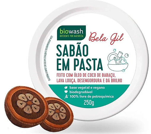 Biowash & Bela Gil Sabão em Pasta Natural 250g