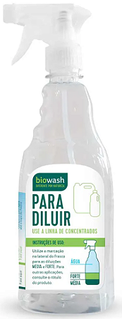 Biowash Frasco Auxiliar Pulverizador 650ml (Vazio)