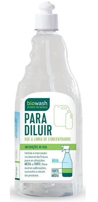 Biowash Frasco Auxiliar com Tampa Push-Pull 650ml (Vazio)