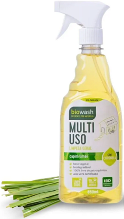 Biowash Multiuso Pronto Para Uso Natural Capim Limão