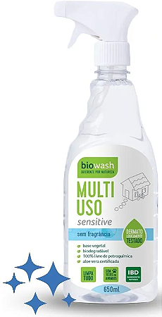 Biowash Multiuso Pronto Para Uso Natural Sensitive Sem Fragrância