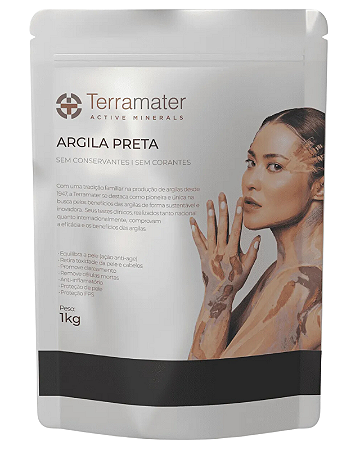 Terramater Argila Preta 1kg