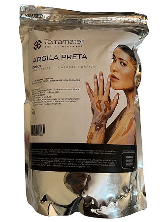 Terramater Argila Preta 1kg