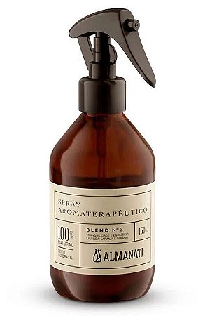 Almanati Spray Ambiente Aromaterapêutico Blend 3 Tranquilidade e Equilíbrio 150ml