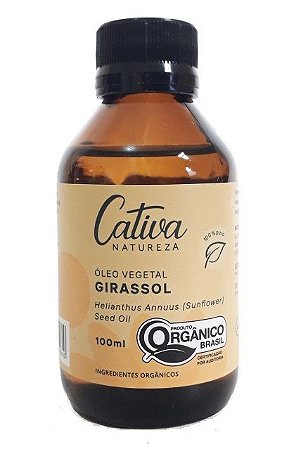 Cativa Natureza Óleo de Girassol Orgânico 100ml