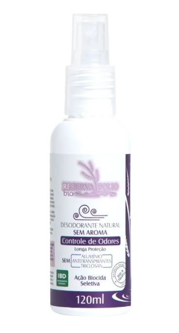 Reserva Folio Desodorante Natural Sem Aroma Spray 120ml