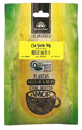 Kampo de Ervas Chá Verde Orgânico Fracionado 40g