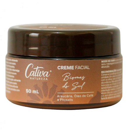 Cativa Natureza Biomas do Sul Creme Hidratante Facial 50ml