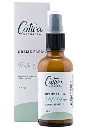 Cativa Natureza Pele Oleosa Creme Hidratante Facial 50ml