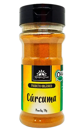 Kampo de Ervas Cúrcuma Condimento Puro Orgânico