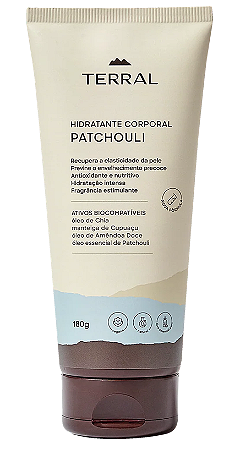 Terral Natural Hidratante Corporal Patchouli Dark 180g