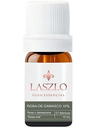 Laszlo Óleo Essencial de Rosa de Damasco Diluído 10% GT Marrocos 10ml