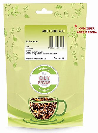 QLY Ervas Anis Estrelado Fracionado 50g