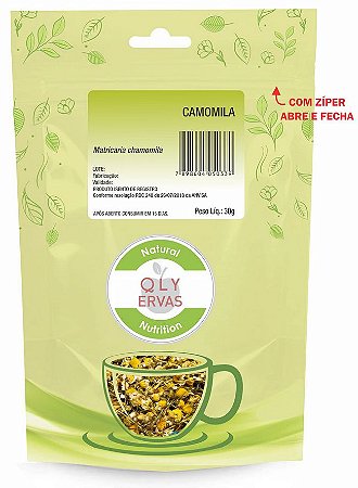 QLY Ervas Chá de Camomila Fracionado 30g