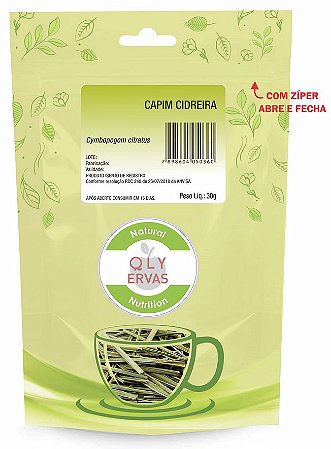 QLY Ervas Chá de Capim Cidreira Fracionado 30g