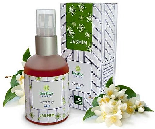 Terra Flor Aroma Spray Jasmim - Perfume Natural 60ml