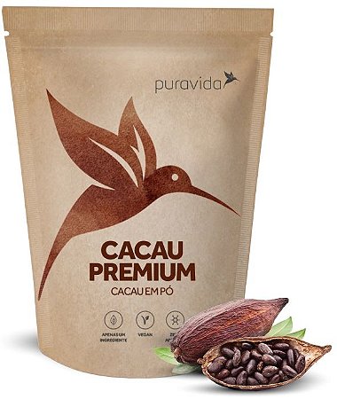 Puravida Cacau Premium em Pó 250g