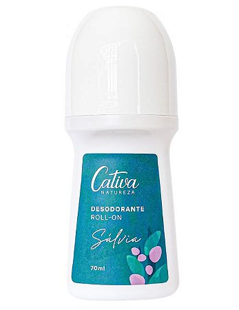 Cativa Natureza Desodorante de Sálvia Roll-on 70ml