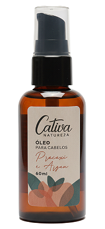 Cativa Natureza Pracaxi e Argan Óleo para Cabelos 60ml