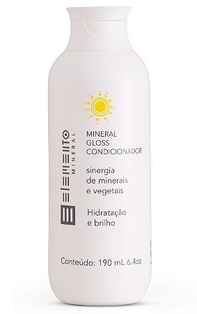 Elemento Mineral Condicionador Gloss Hidratação e Brilho 190ml