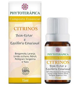 Phytoterápica Composto Essencial Citrinos - Bem-Estar e Equilíbrio Emocional 15ml