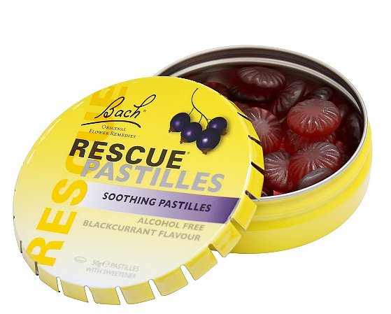 Florais de Bach Rescue Original Pastilhas Groselha 50g