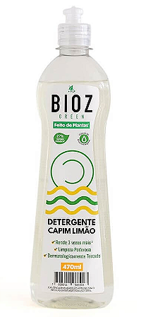 Bioz Detergente Ecológico Capim Limão 470ml