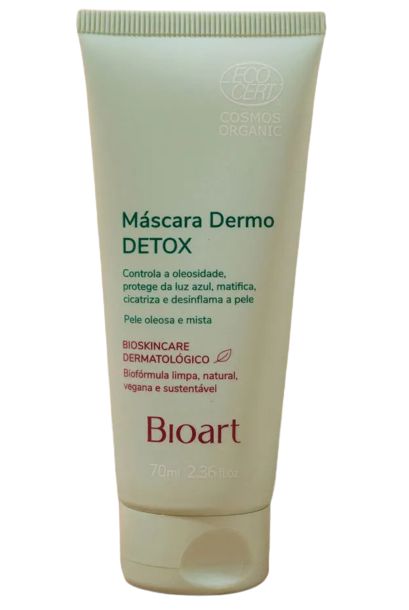 Bioart Máscara Dermo Detox Orgânica Argila Verde e Copaíba 70ml