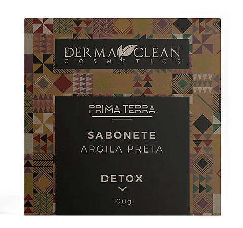 Derma Clean Sabonete Argila Preta - Detox 100g
