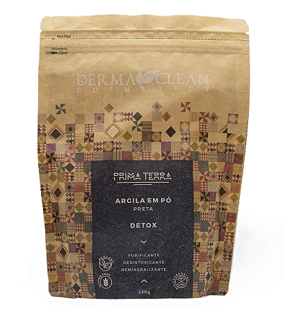 Derma Clean Argila Preta em Pó 250g