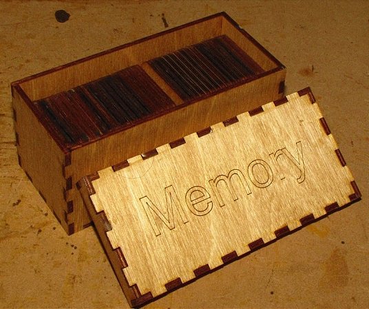 Jogo da Memória em MDF 3mm com caixa