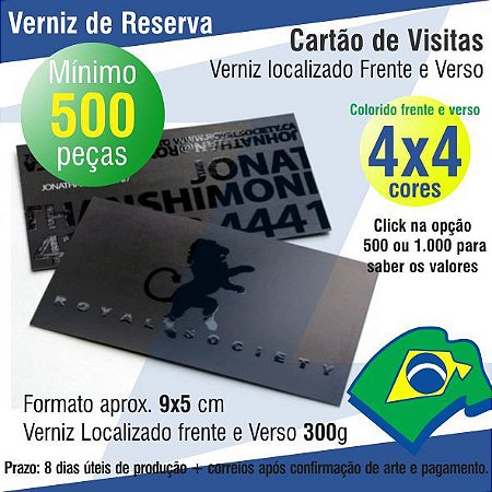 VERNIZ RESERVA COM LAMINAÇÃO FOSCA