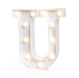 Luminaria Led Cromus Letra Caixa U LojaTip Presentes Luminaria Led Cromus Letra Caixa U LojaTip Presentes