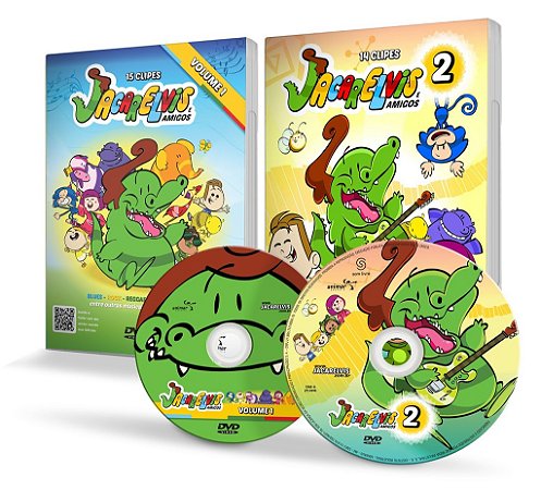 COMBO DVDs JACARELVIS 1 e 2!