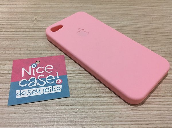 Oferta Capinha Para Iphone 5s Se Silicone Flexível Rosa