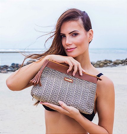 Maxi Clutch tela Mista