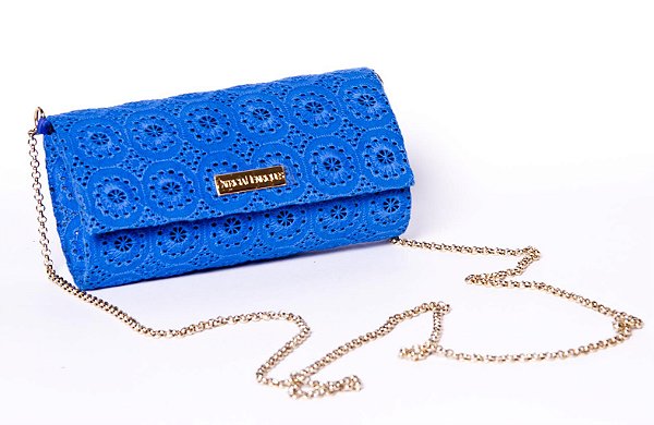 Bolsa de festa Azul em Gripuir - Patricia Henriques - Clutches e Carte -  Patricia Henriques