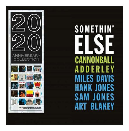 Lp Somethin Else Cannonball Adderley Importado (blue Vinyl)