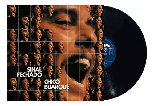 Disco de Vinil Lp Chico Buarque - Sinal Fechado (lp Preto) Lacrado