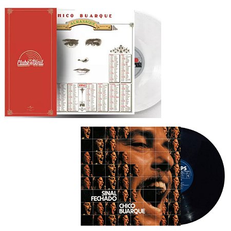 Kit Disco de Vinil LpChico Buarque Novo Original e Lacrado