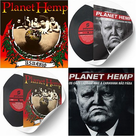 Kit Disco de Vinil Lp Planet Hemp Polysom Novos E Lacrados