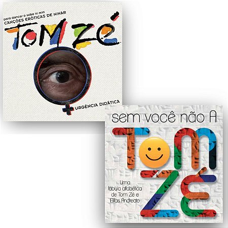Kit Cd Tom Zé Novos e Lacrados de Fábrica