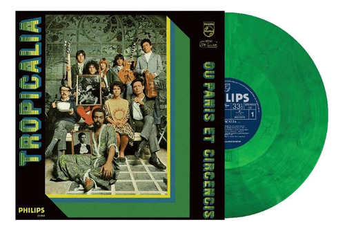 Disco de Vinil Lp Tropicália Ou Panis Et Circencis (lp Verde) Novo