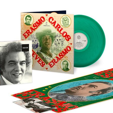 Disco de Vinil Lp Erasmo Carlos Verde Translucido + Revista Noize Lacrado