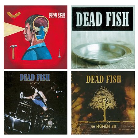 Kit Cds Banda Dead Fish – Novos Lacrados